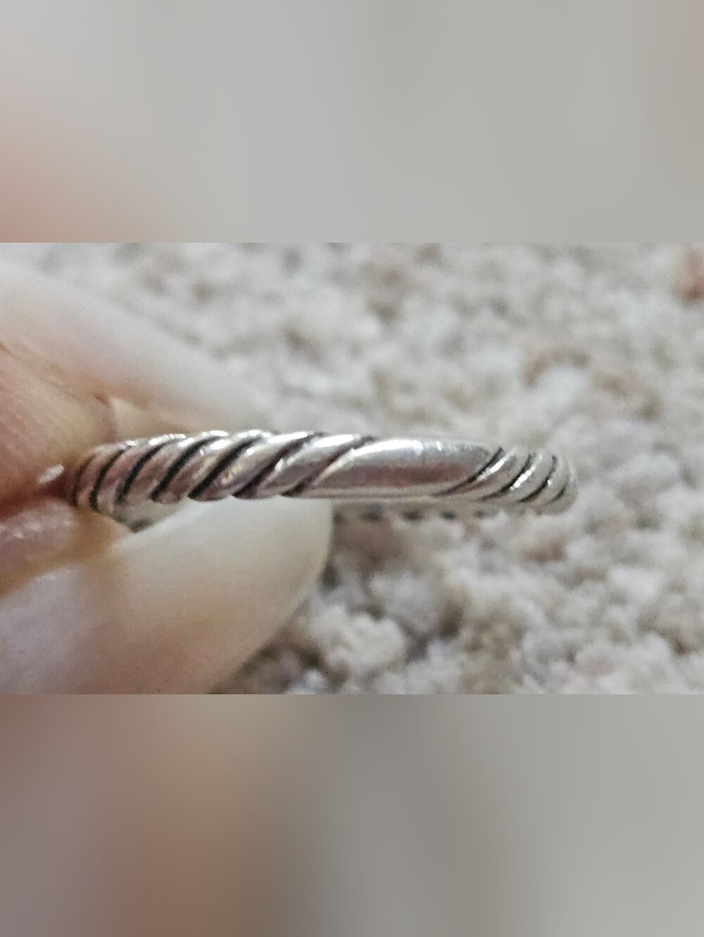 David Yurman Cable Collectibles Diamond Heart Pavé Sterling Silver Ring Size 6✨️ - Picture 13 of 15
